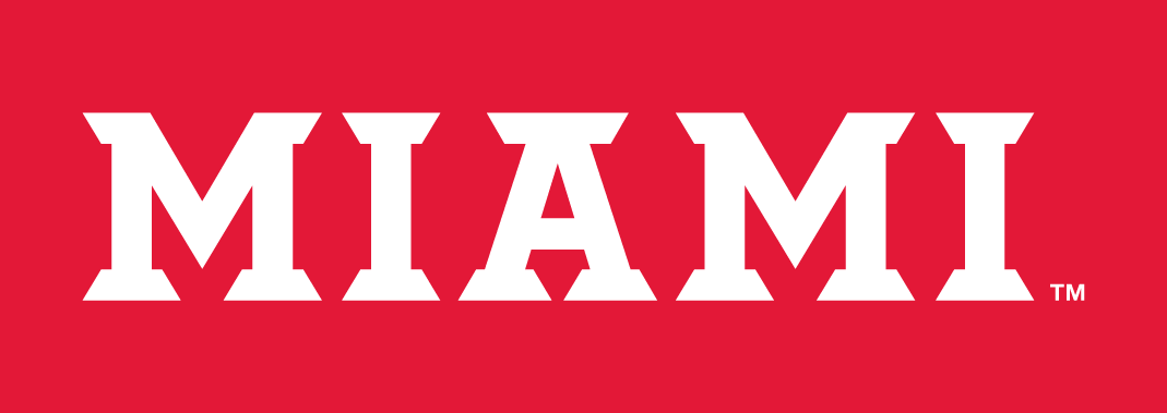 Miami (Ohio) Redhawks 2014-Pres Wordmark Logo v4 iron on transfers for T-shirts